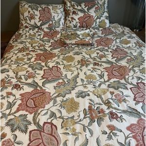 New Pottery Barn Cynthia Palampore Duvet Cover Set Queen 2 Standard Sham/Euro